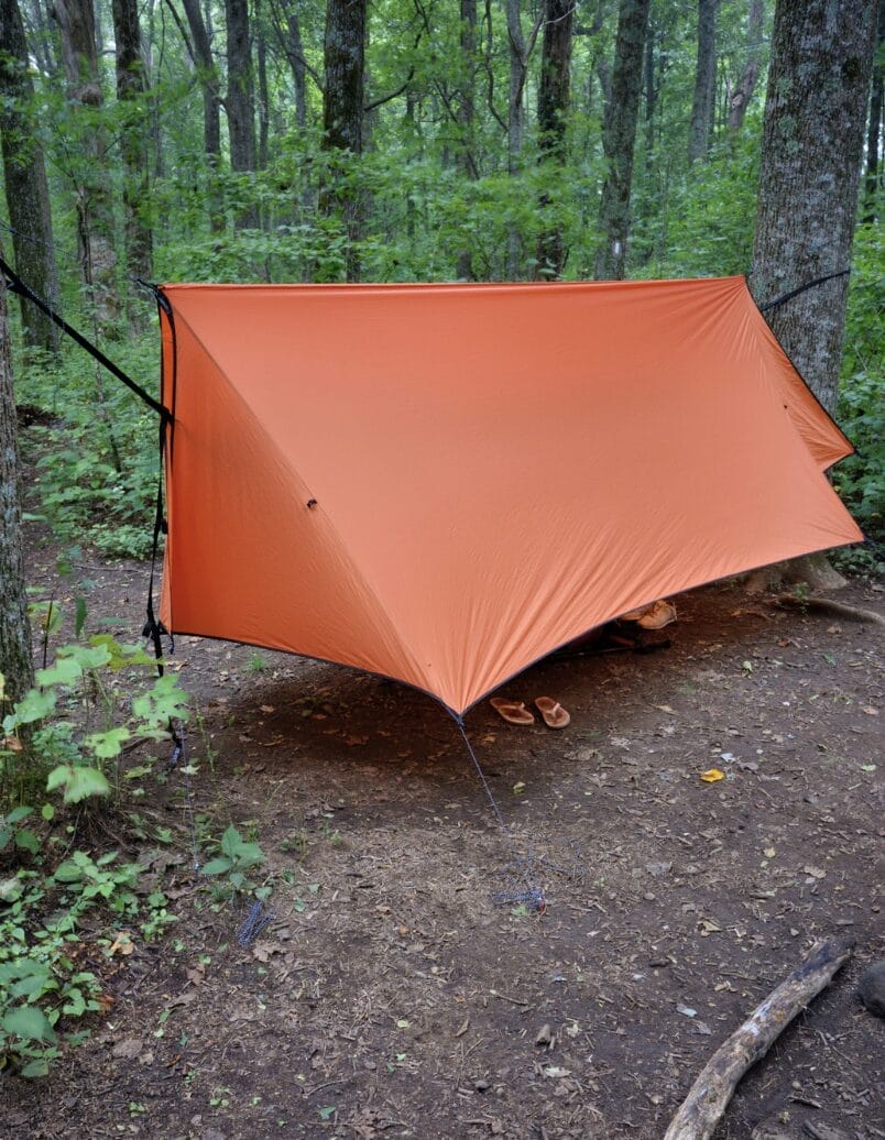 Draußen schlafen ohne Zelt