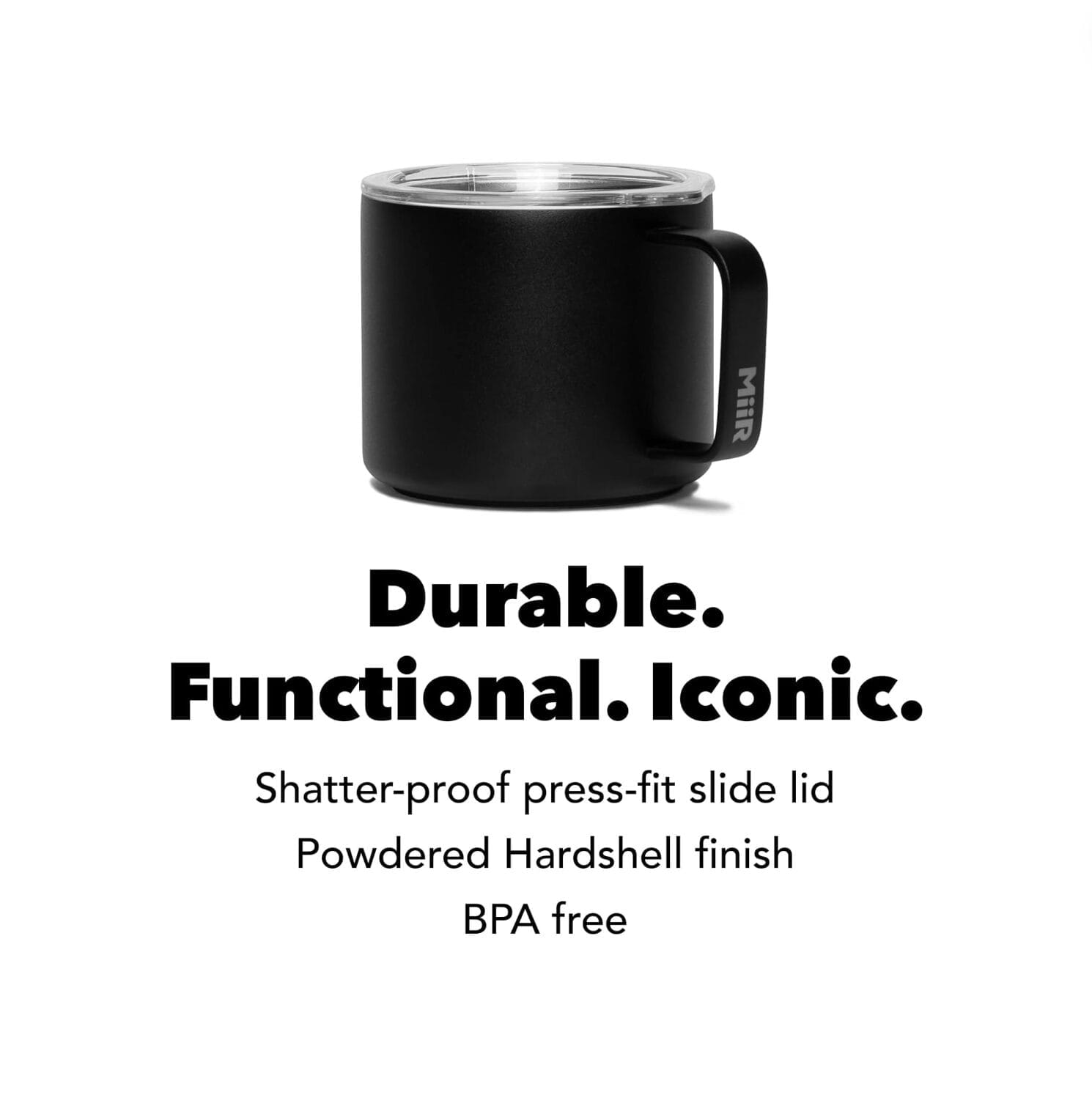 MiiR, Isolierter Campingbecher für Kaffee oder Tee im Büro oder Camping