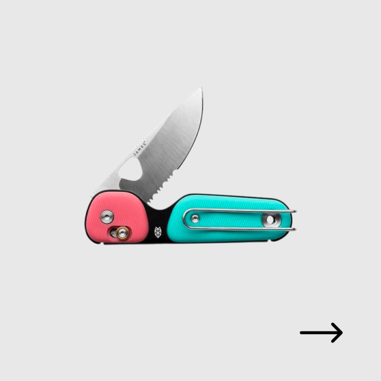 James Brand Redstone Taschenmesser: Coral-Turquoise