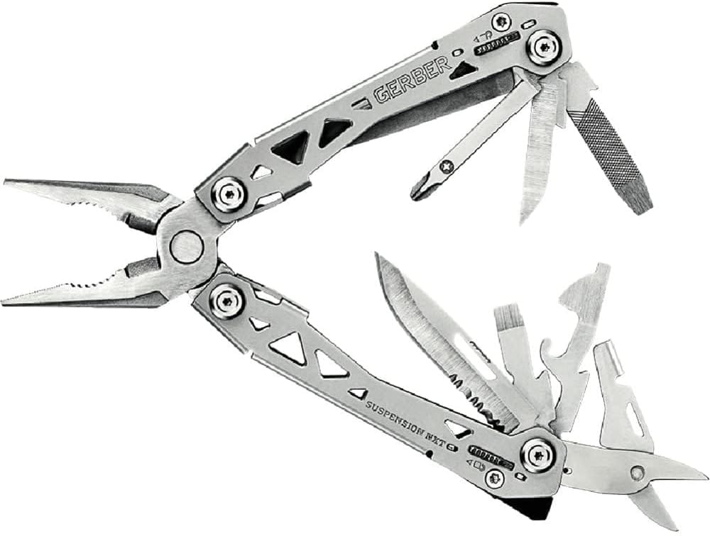 Gerber Multifunktionswerkzeug mit Taschenclip und 15 Funktionen, Suspension NXT Multi-tool, 31-003683