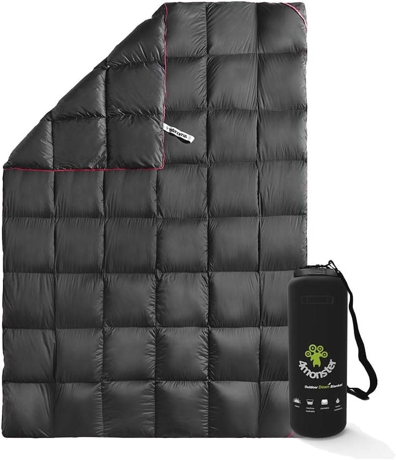 4Monster Outdoor Down Blanket Ultralight for Camping, Compact Travel Blanket Warm Soft for Outdoor Indoor Travel 4Monster Outdoor Down Blanket Ultralight for Camping, Compact Travel Blanket Warm Soft for Outdoor Indoor Travel