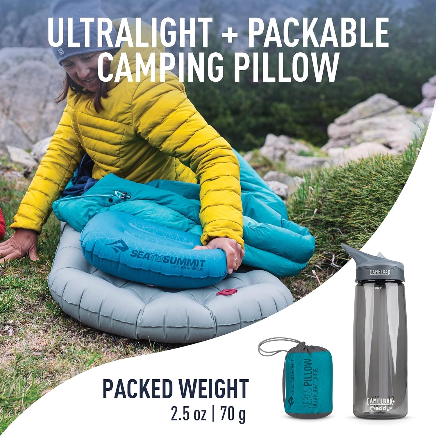 Sea to Summit Aeros Ultralight Pillow Regular Travel Pillow