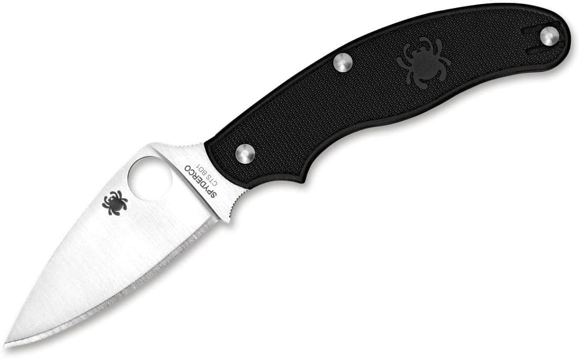 Spyderco UK Pen Knife Taschenmesser Schwarz, Klingenlänge: 7,4 cm, 01SP719