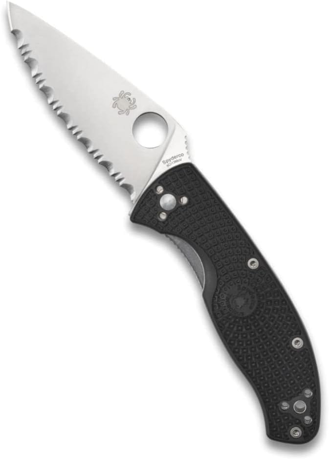 Spyderco Unisex – Erwachsene Einhandmesser Tenacious G-10, Schwarz
