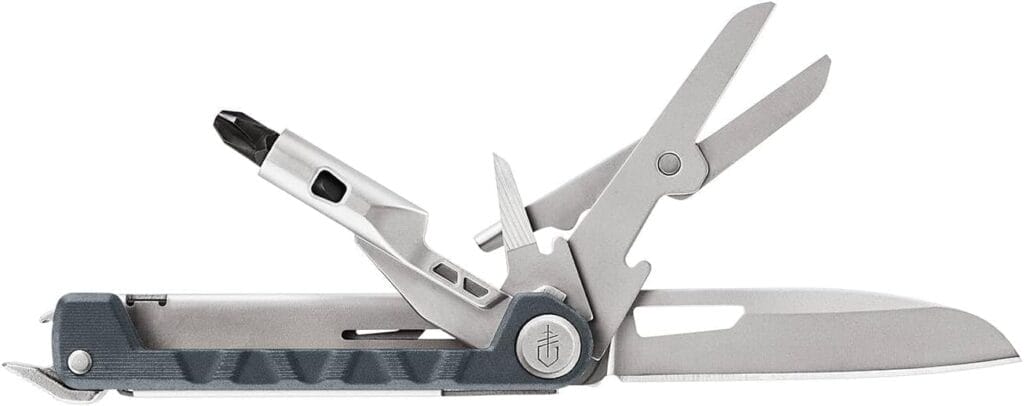 Gerber Taschenmesser mit 8 Funktionen, kompaktes Multitool mit großer Leistung